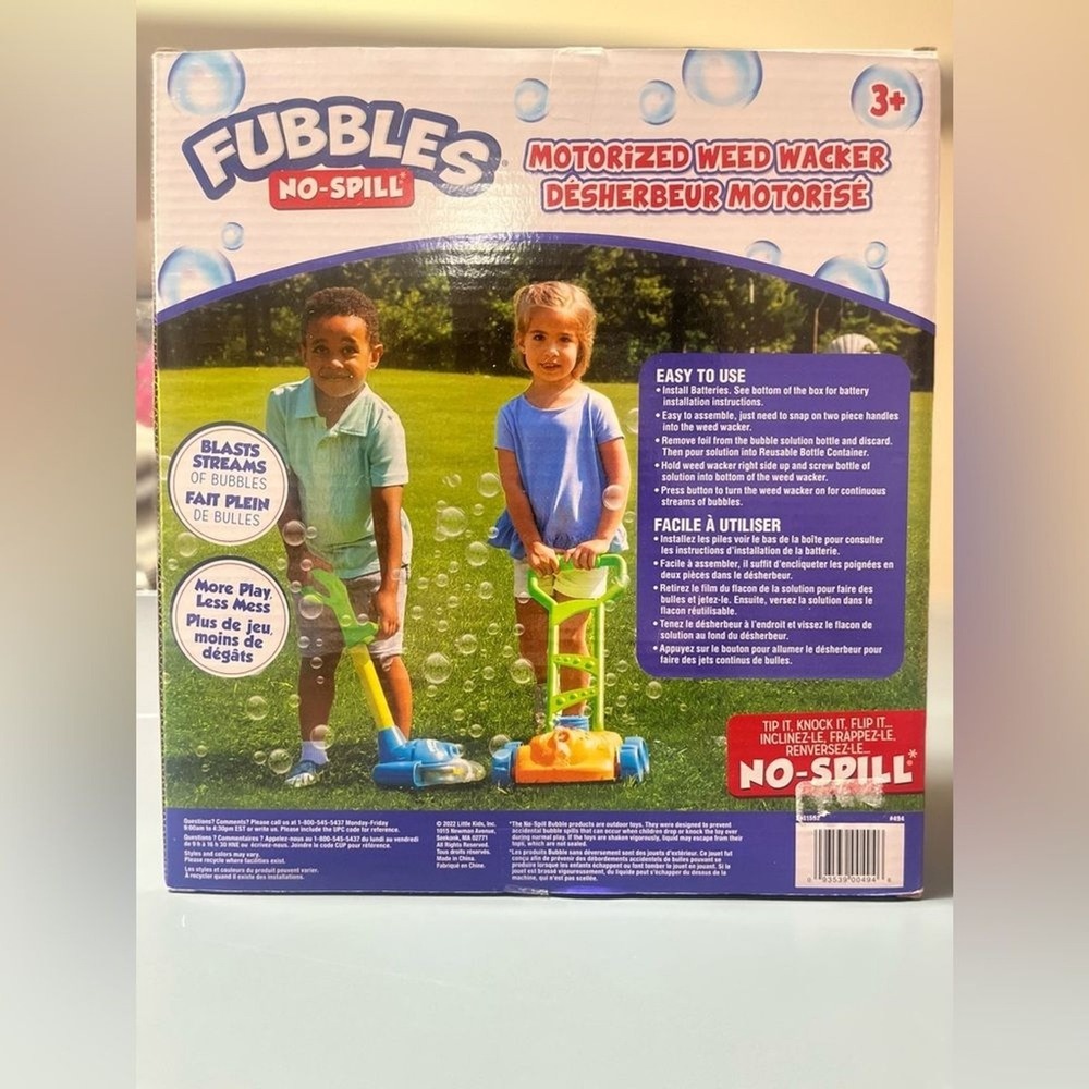 Little Kids Fubbles No-Spill Bubble Machine "Weed Wacker"‎ (3+) - Picture 8 of 8